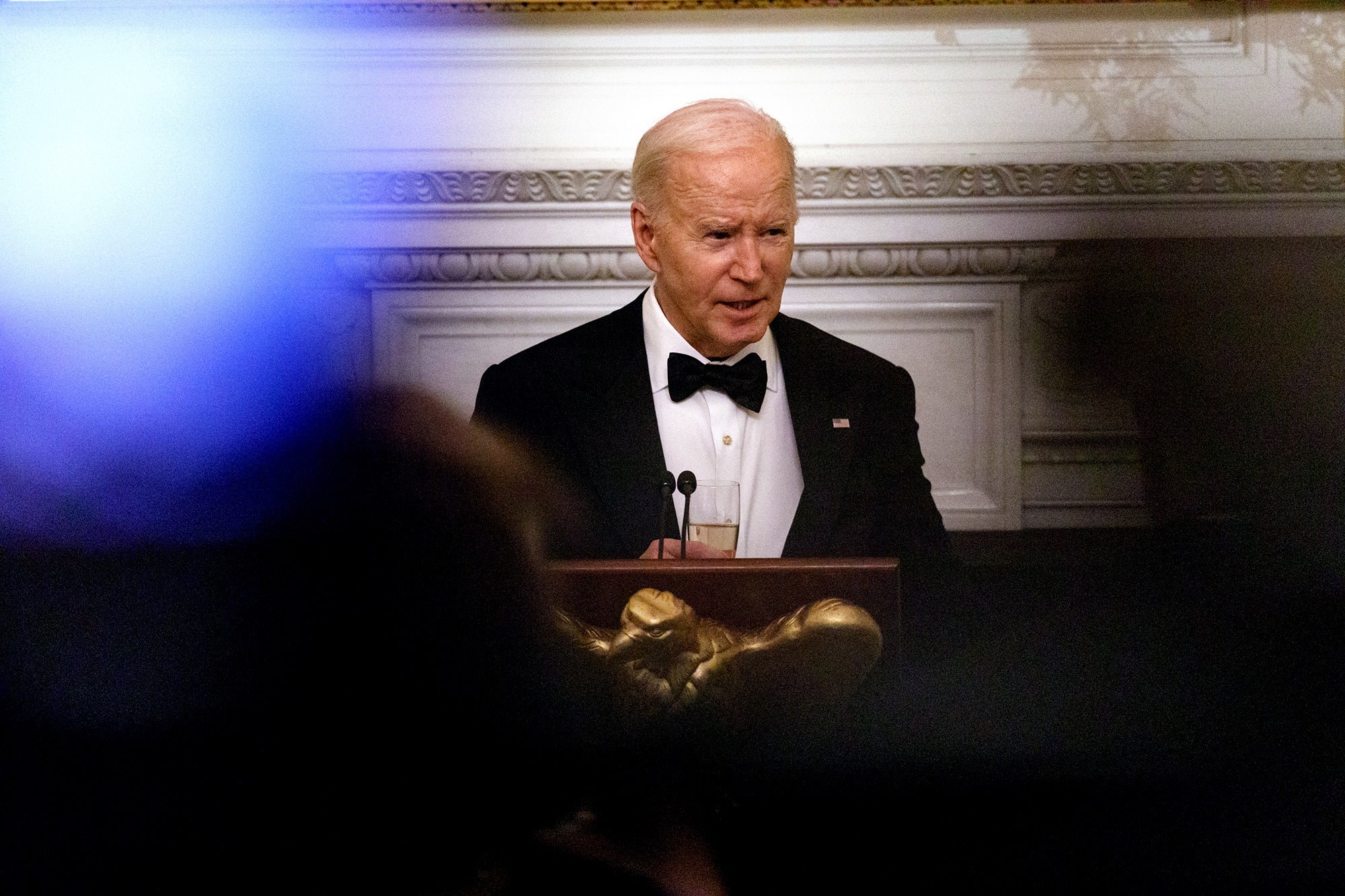 Image may contain Joe Biden People Person Accessories Formal Wear Tie Crowd Face Head Photography and Portrait